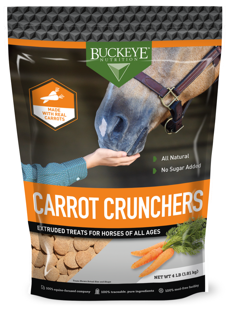 Buckeye Nutrition Horse Treats - Carrot - No Sugar Added
