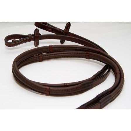 Thinline Reins - 54in - Brown - With Stops