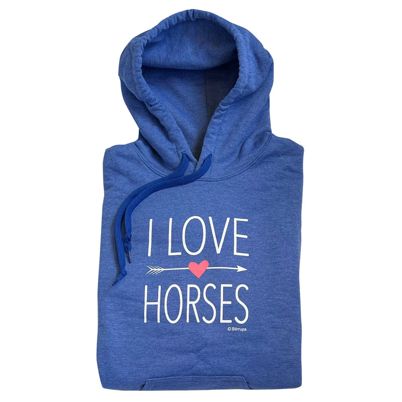 Stirrups - I Love Horses Hoodie