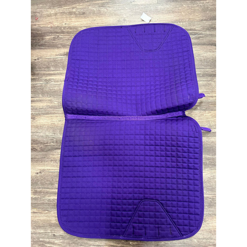 WoofWear Dressage Saddle Pad - Purple - USED