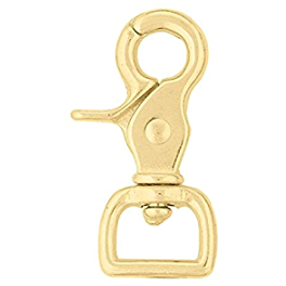 Scissor Snap, Brass - 3/4in