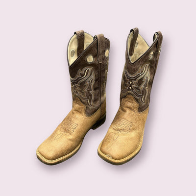 Old West Jama Cowboy boots - Size Kids 3 - Used