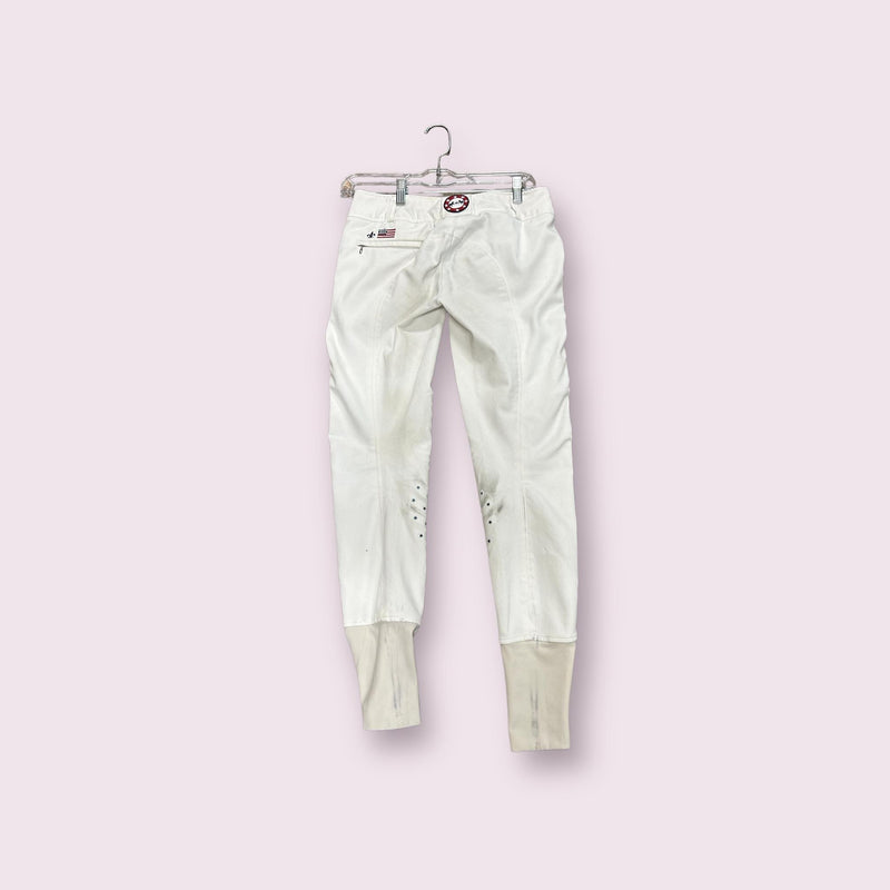 Equine Couture Breeches - White - 26 - USED