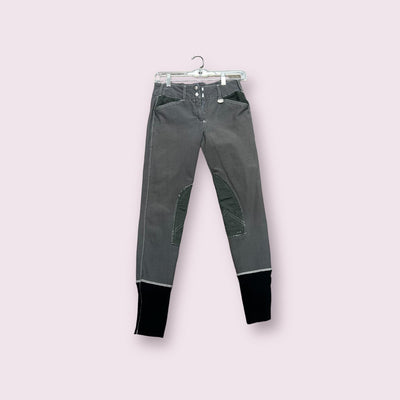 Equine Couture KP Breeches -Grey - 26 - *Rip on KP* - USED