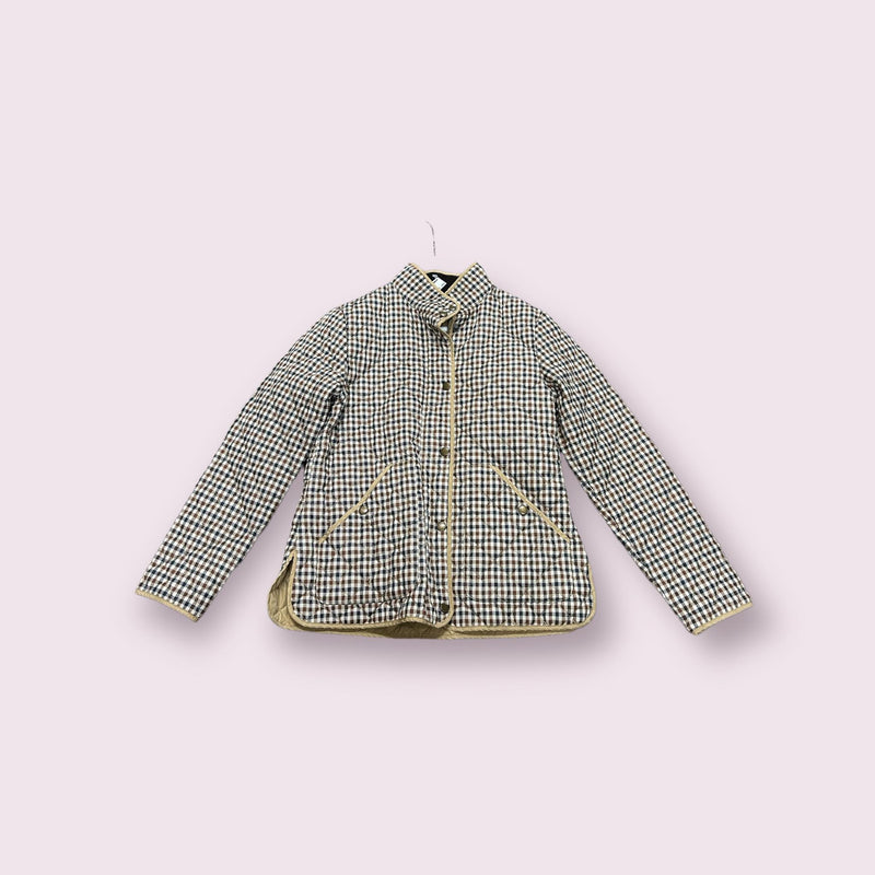 Lands End Coat - Tan Plaid - XS - USED