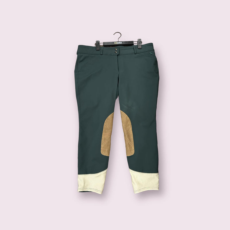RJ KP Breeches - Hunter Green - Approx 36 - USED