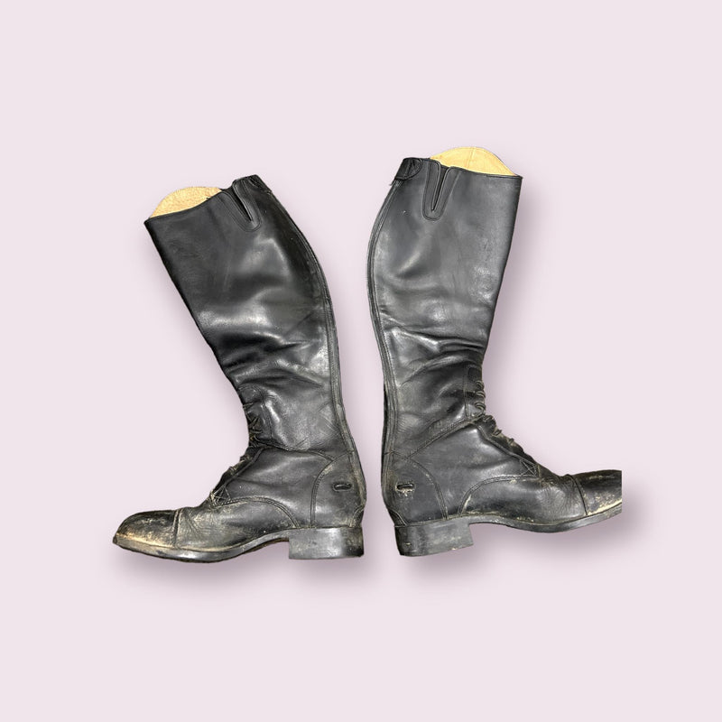 Ariat Heritage II Tall Boots - Black - Size 7 Full Calf/Medium Height - USED