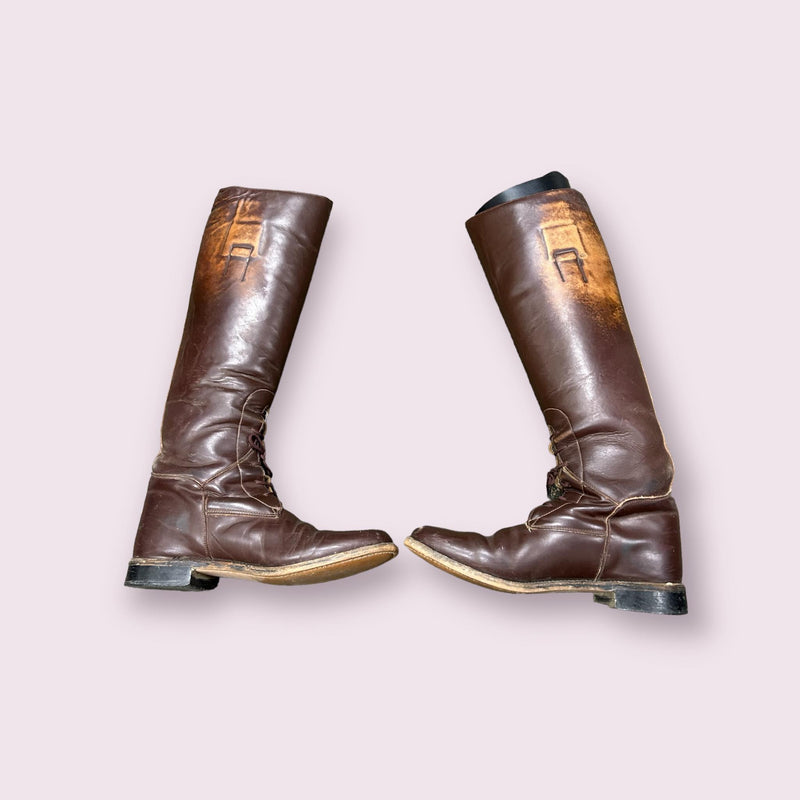 Pull On Field Boots - Brown - 7 - USED