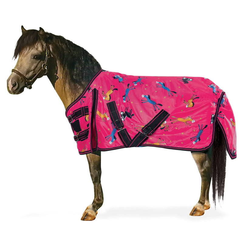Centaur Pony Blanket - Pink Pony print - 63in - 200g