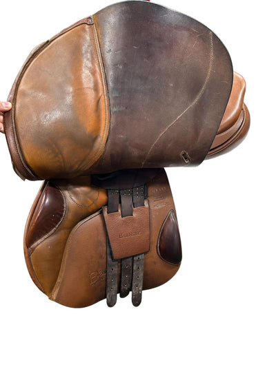 Barnsby Close Contact Saddle - Brown - 17.5"Seat/Medium Tree - USED