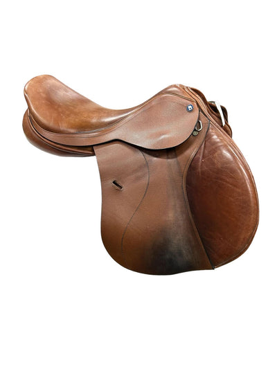 Barnsby Close Contact Saddle - Brown - 17.5"Seat/Medium Tree - USED