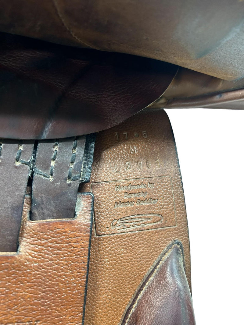 Barnsby Close Contact Saddle - Brown - 17.5"Seat/Medium Tree - USED