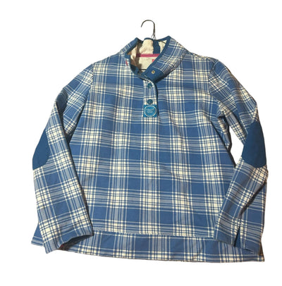 Joules LS Top - Size 12 Blue Plaid - USED