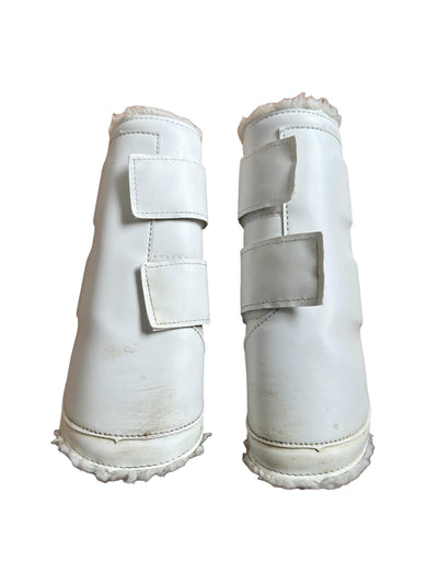 Brushing boots - White -  Medium - USED