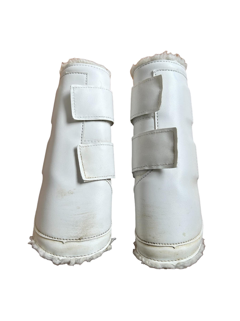 Brushing boots - White -  Medium - USED