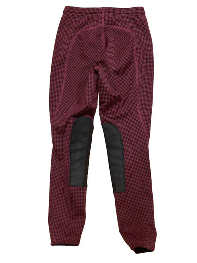 Kerrits Kids KP Tights - Deep Magenta/Black - Kids M - USED