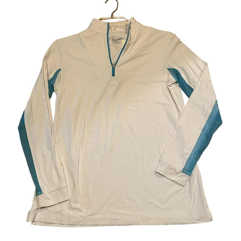 Tailored Sportsman Sunshirt - White/Blue - M - USED