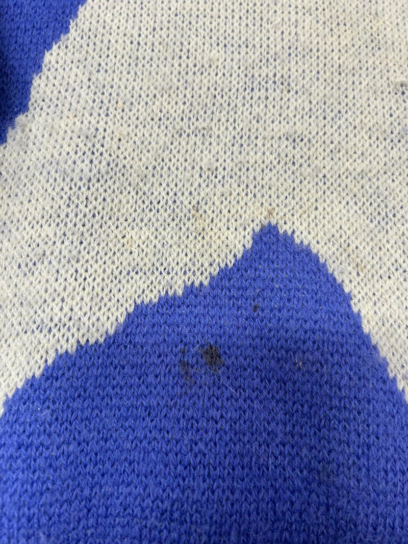 Reducine Horse Sweater - Blue/White - Medium - USED