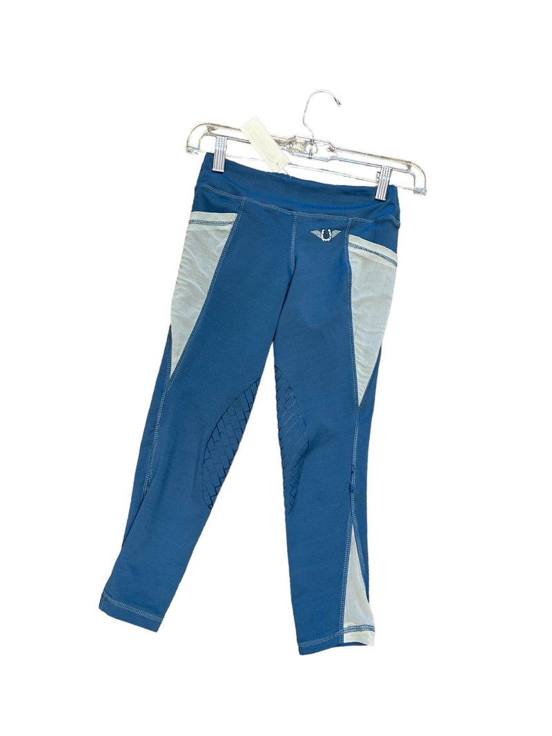 Tuffrider KP tights - Blue - Kids XS - USED