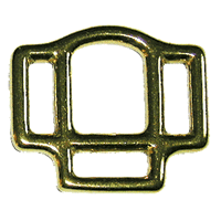 Halter Square - Brass 1/2in