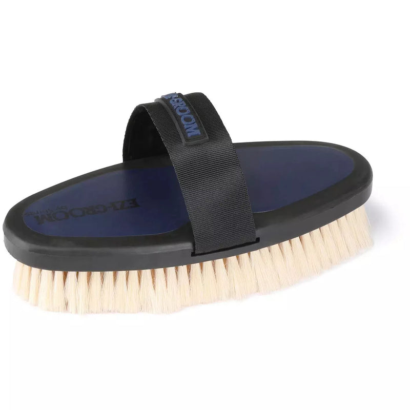 Ezi Groom Goat Hair Body Brush - Navy