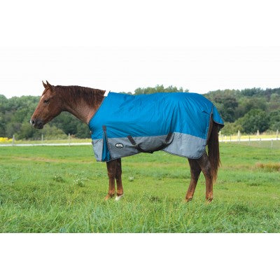 Weaver Premium Turnout 200g Blanket - Teal/Grey