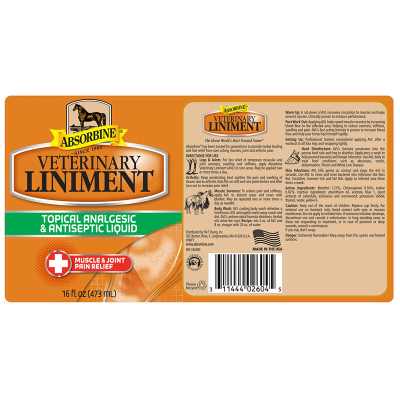 Absorbine Veterinary Liniment - 16 fl oz