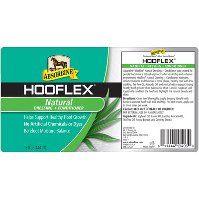 Hooflex Natural Hoof Oil - 15oz