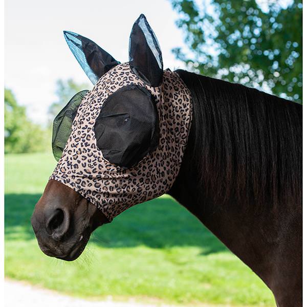 Weaver Lycra Fly Mask - Cheetah