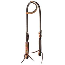 Turquoise Cross by Weaver Leather - Floral Vine Headstall