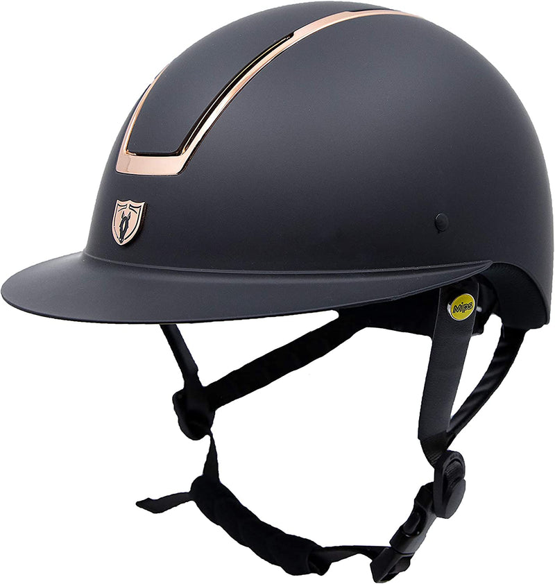 Tipperary Windsor Helmet - Rose Gold - Wide Brim