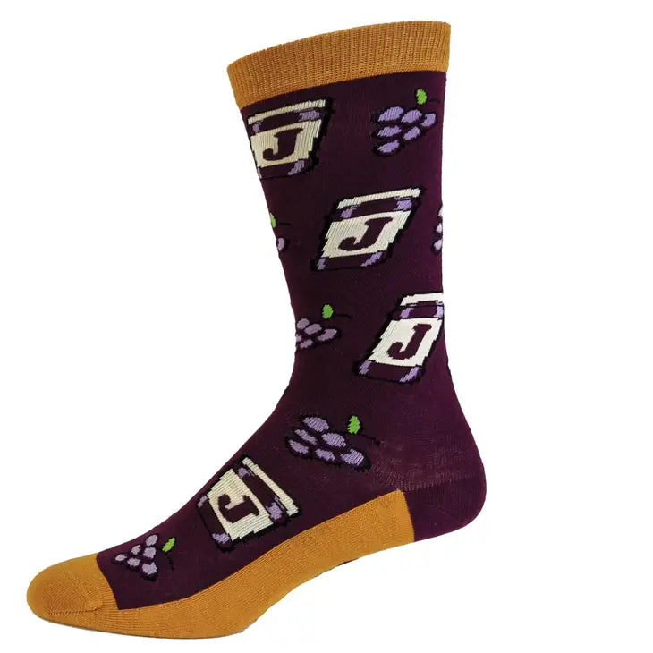 Peanut Butter and Jelly Socks
