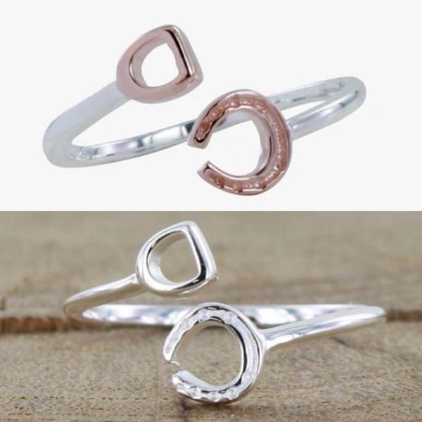 Sterling Silver or Gold Vermeil Adjustable Ring