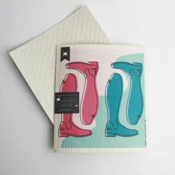 Hunt Seat Paper Company - Swedish Dish Cloth - Dress Boots