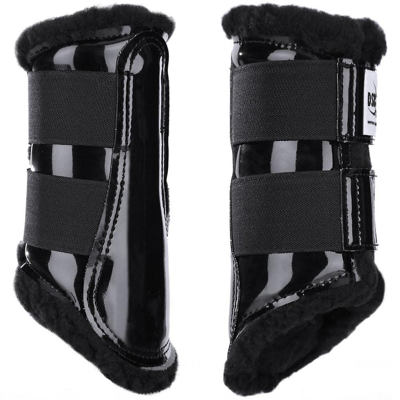 Glossy Dressage Sport Boot - Black