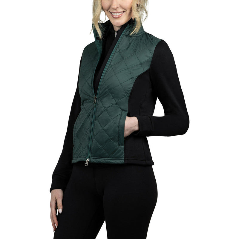 Kastel Quilted Performance Jacket - Forest Green