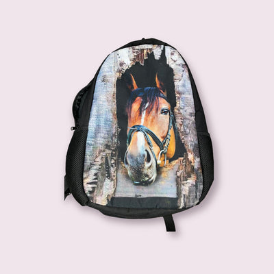 horse print backpack - USED