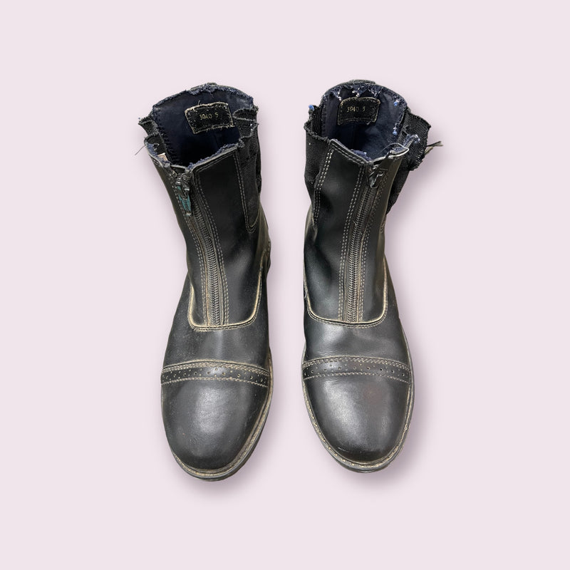Tuffrider paddock boots - black size 5 - USED