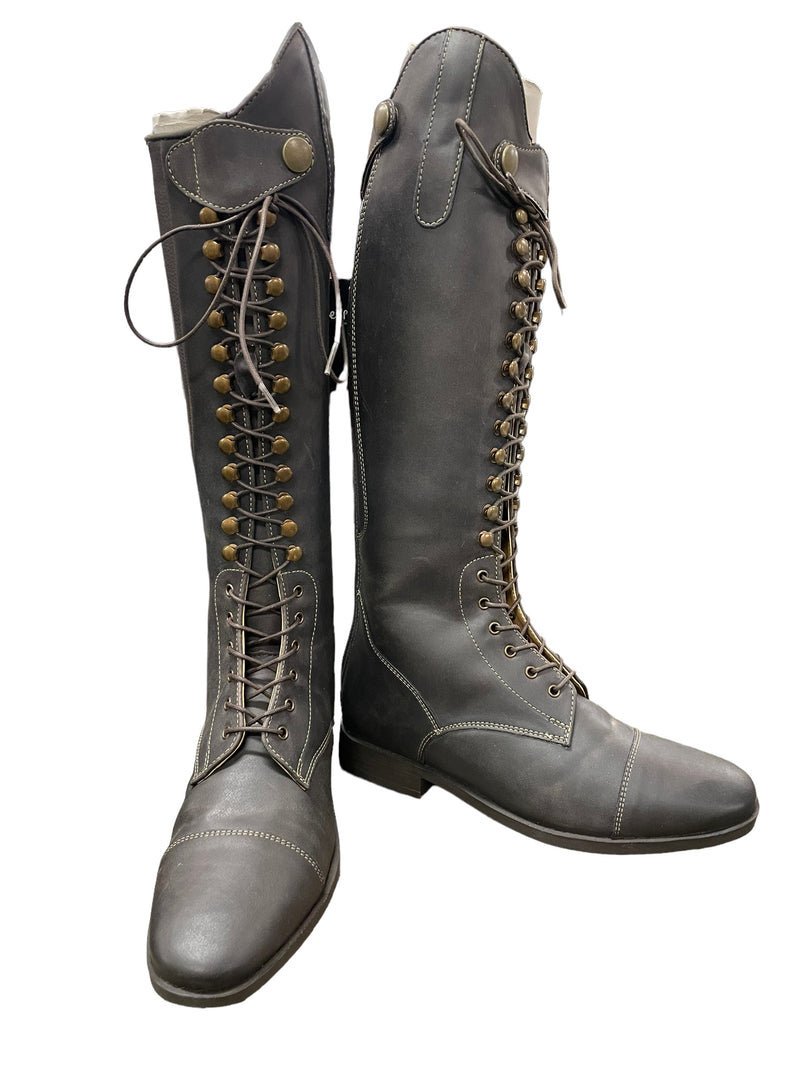 Epplejack Lou Tall Boots - Dark Brown size 5.5 - USED