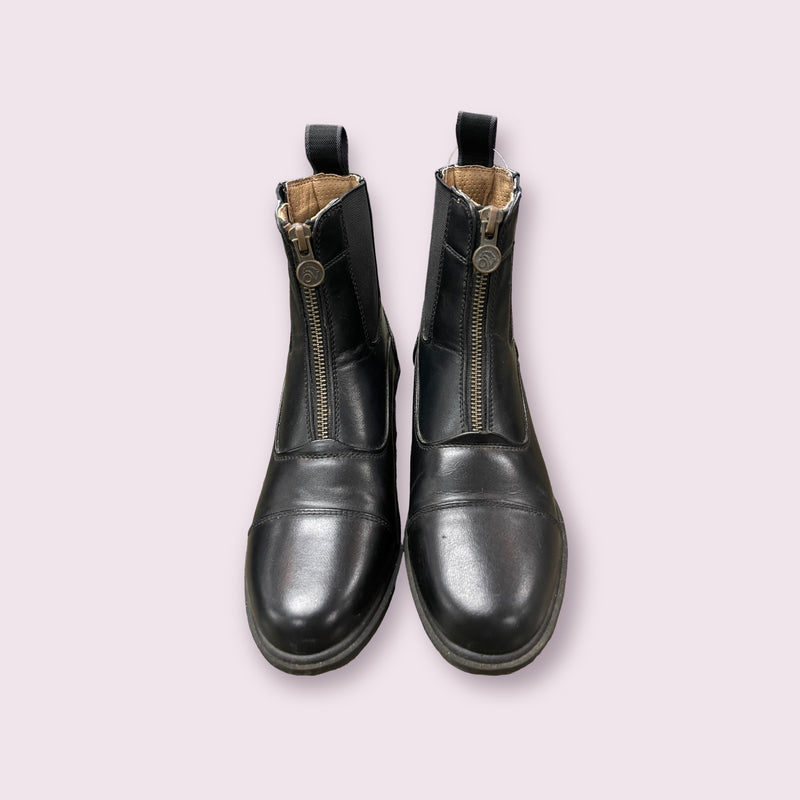 Ovation paddock boots - black - size 7 - USED