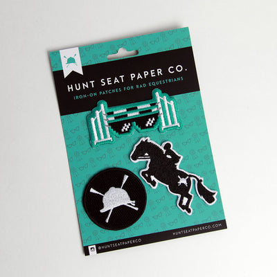 Hunt Seat Paper Company Iron-On Patches - Rebel Rider