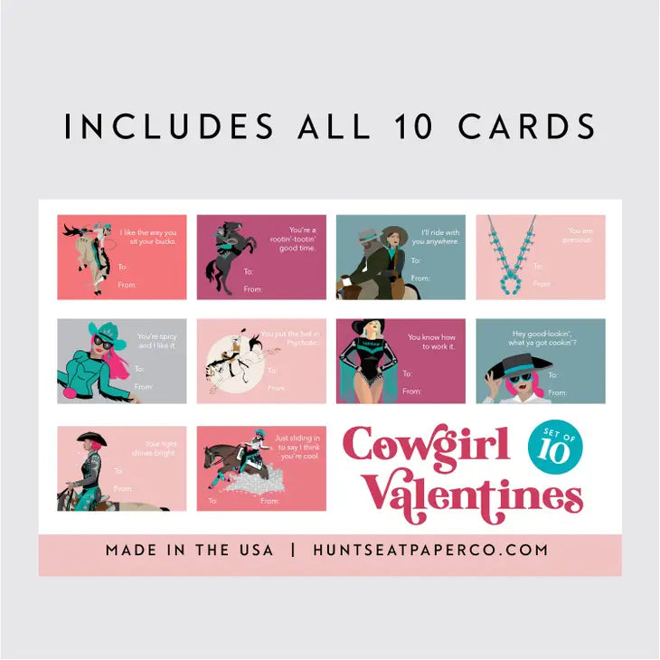 Hunt Seat Paper Company - Cowgirl Valentines