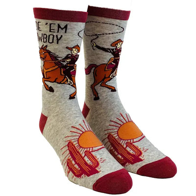 Ride 'Em Cowboy Socks