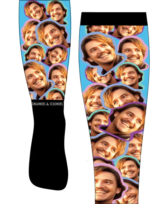 Dreamers and Schemers Pedro Face Socks