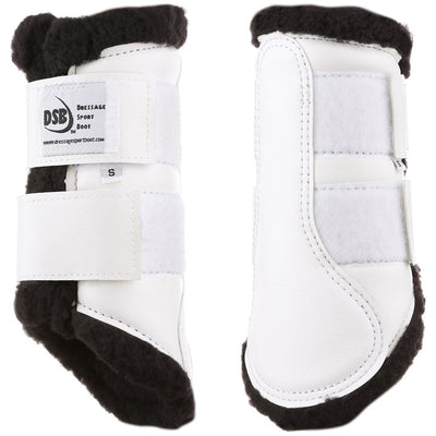 Original Dressage Sport Boot  - White w/ Black Fleece