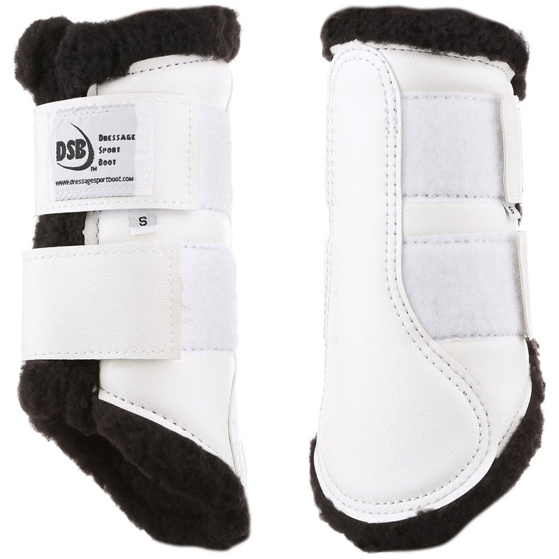 Original Dressage Sport Boot  - White w/ Black Fleece