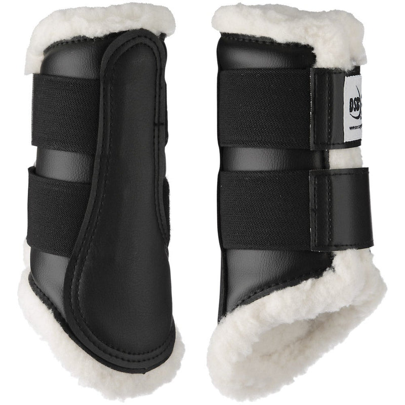 Original Dressage Sport Boot  - Black w/ White Fleece