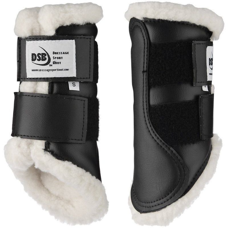 Original Dressage Sport Boot  - Black w/ White Fleece