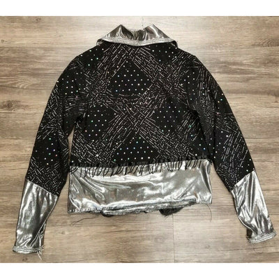 Western Show Shirt - Black/Silver - USED