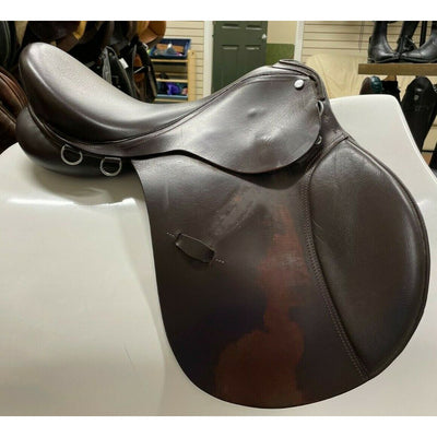 Unbranded AP Saddle - Brown - 16in Seat/5 1/2in tree